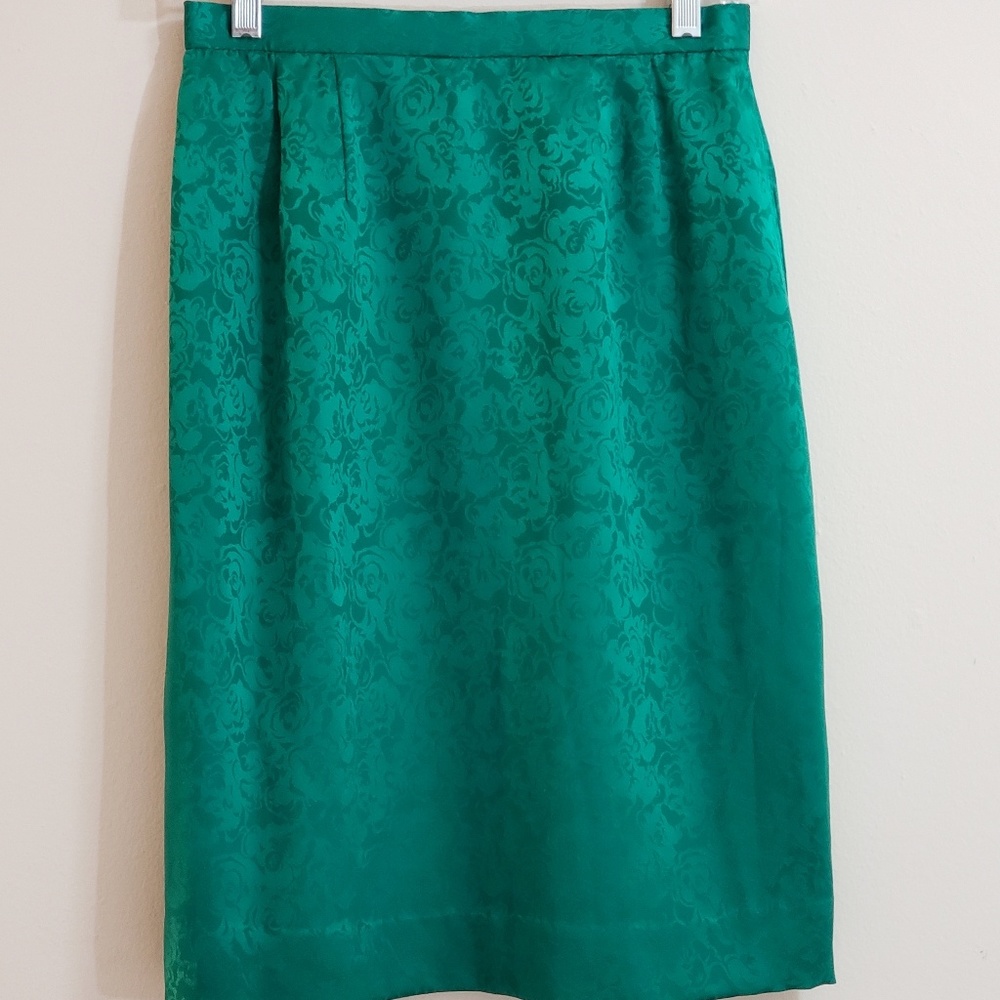 Designer Silk Brocade Skirt, Approx. Sz 2